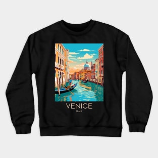 A Pop Art Travel Print of Venice - Italy Crewneck Sweatshirt